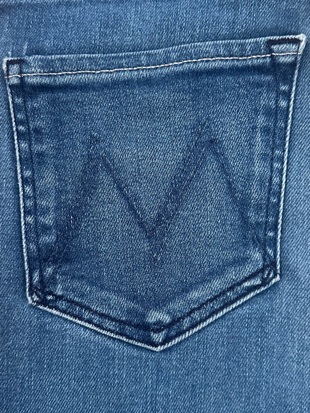 MOTHER The Insider High Waist Fray Hem Crop Bootcut Jeans, Size 26